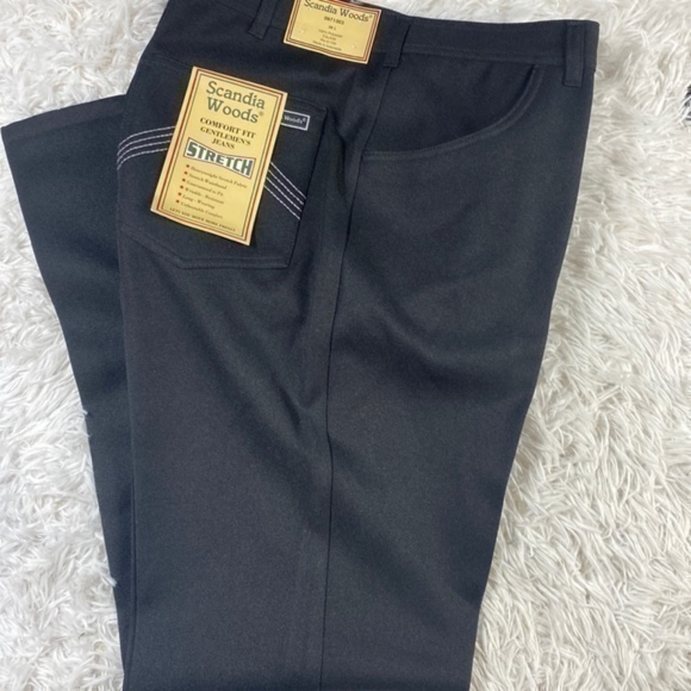 Vintage 1970’s Scandia Woods comfort fit 100% gentleman jeans 38L NWT Deadstock